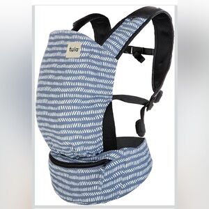 Tula Lite Blue and White Carrier & Hip Pouch